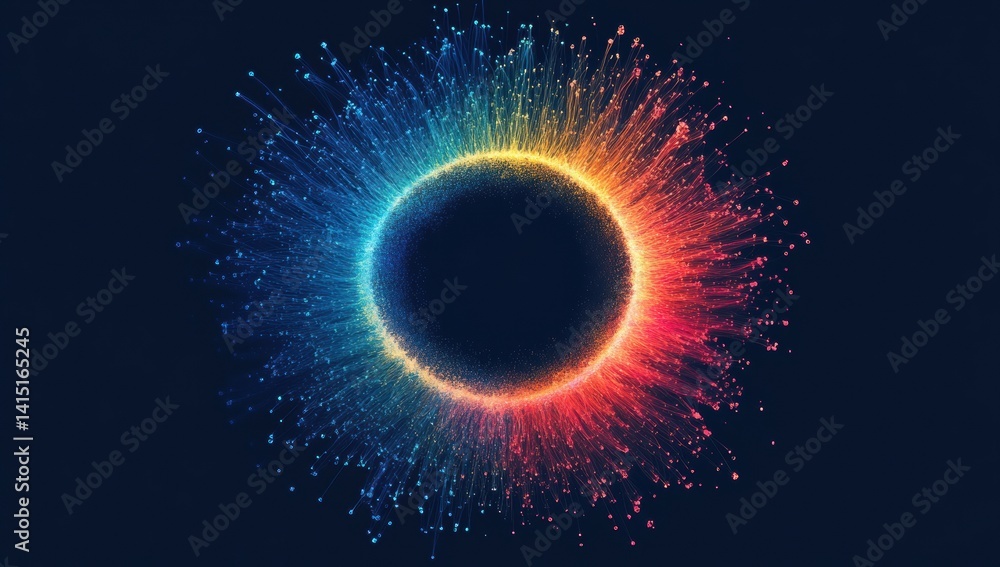 Obraz premium sun and planet