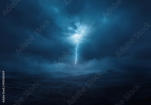 storm clouds over the sea
