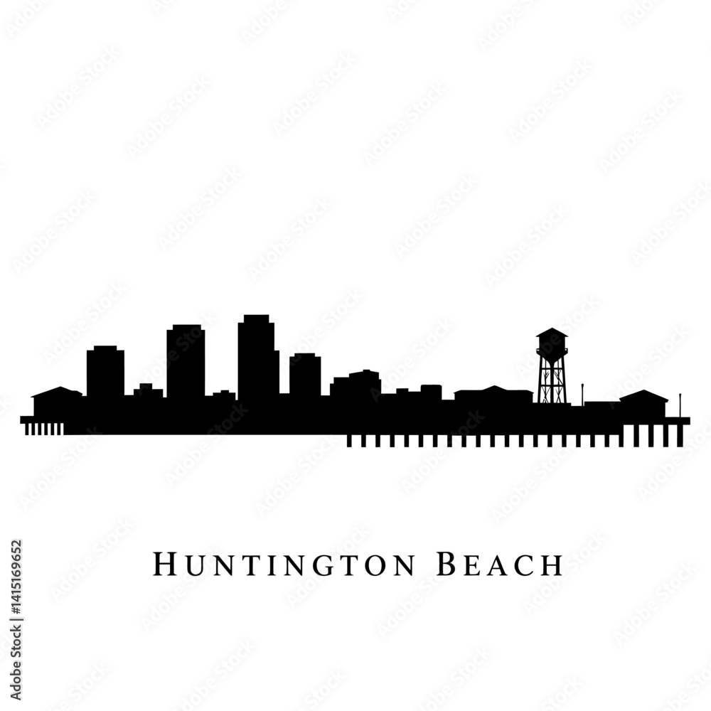 Huntington Beach Skyline. Huntington Beach Skyline.