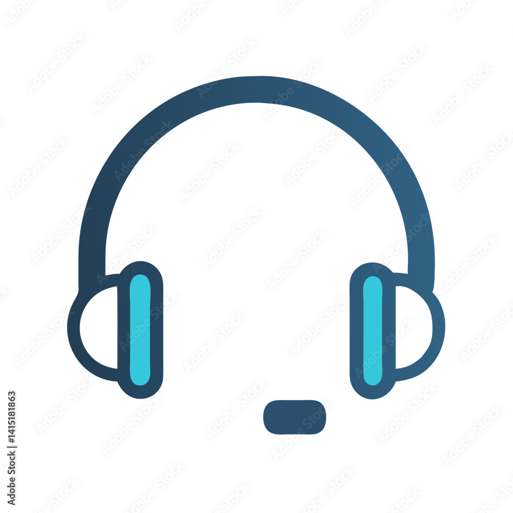 Headphones Icon – Vector Symbol for Audio, Music, and Listening Devices Headphones Icon – Vector Symbol for Audio, Music, and Listening Devices