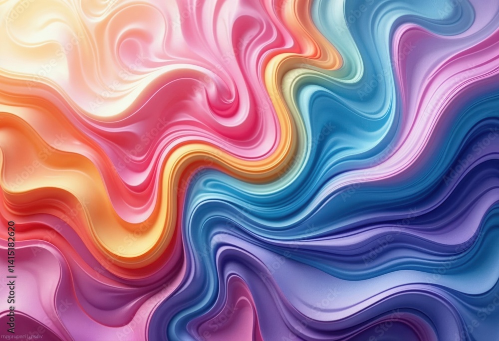Fototapeta premium Colorful Fluid Abstract Texture Background
