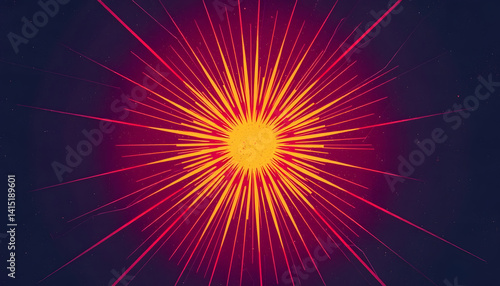 Retro grunge ray sunburst abstract background, photo, with white tones