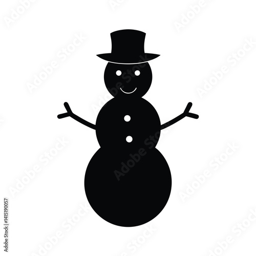 snowman with red hat
