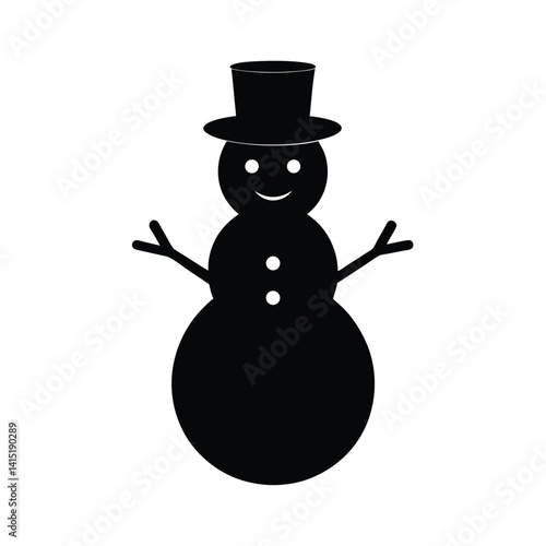 snowman with red hat