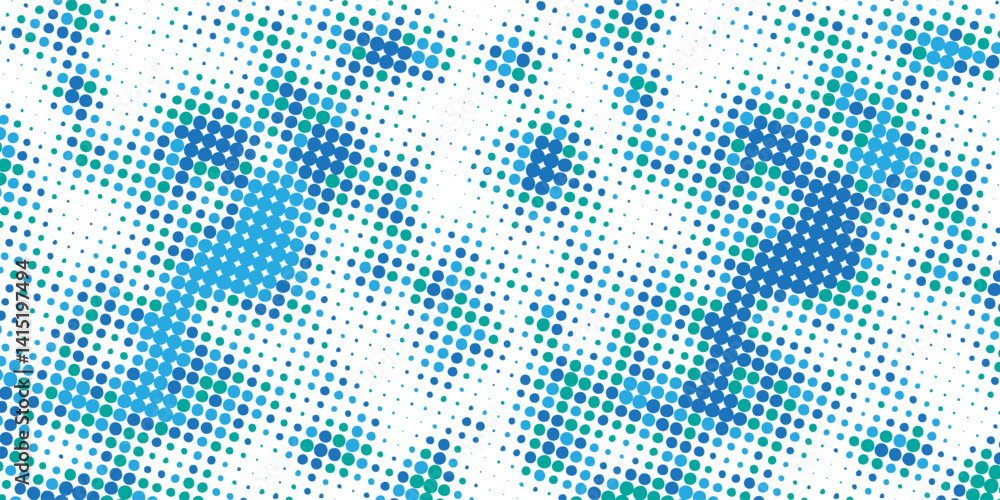 Fototapeta premium Light BLUE vector layout with circle shapes. Blurred decorative design in abstract style with bubbles. Template for your brand book. vector