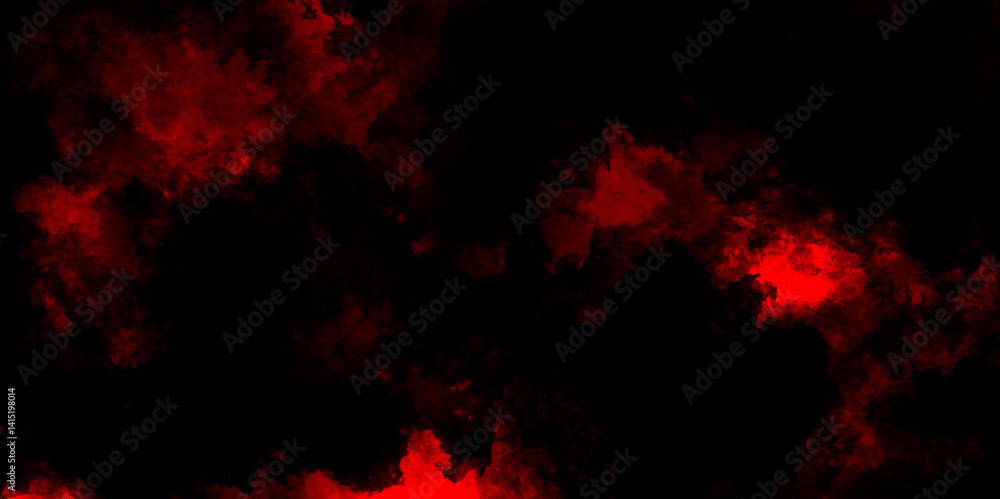 Fototapeta premium Abstract black watercolor vector art background. Decorative black textured. Aquarelle paint paper textured stain canvas element for text design.