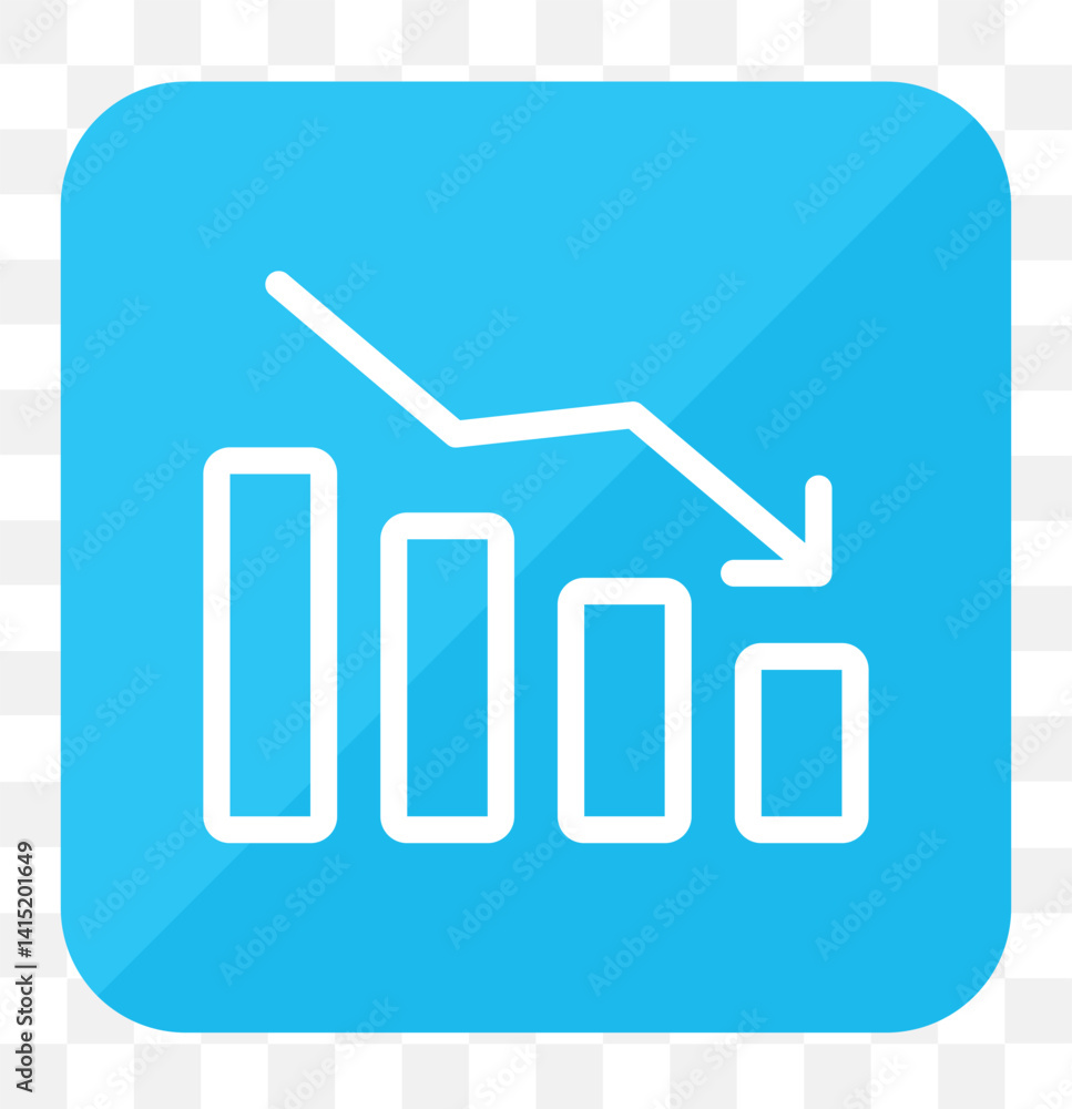 Downward Trend Vector Set - Business Decline Charts, Negative Statistics & Financial Crisis Icons Downward Trend Vector Set - Business Decline Charts, Negative Statistics & Financial Crisis Icons