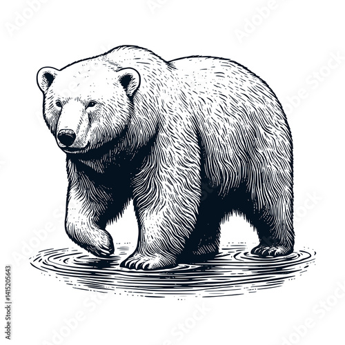 Polar Bear Vector Illustration
