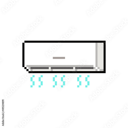 air conditioner cool pixel art
