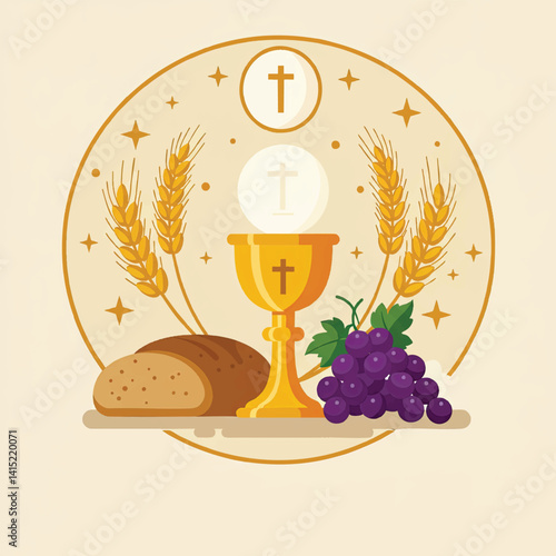Adobe IllustraHappy Corpus Christi: Celebration of Faith and Unitytor Artwork