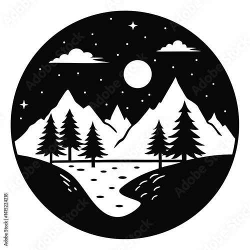 Eden Garden Paradise Vector  
