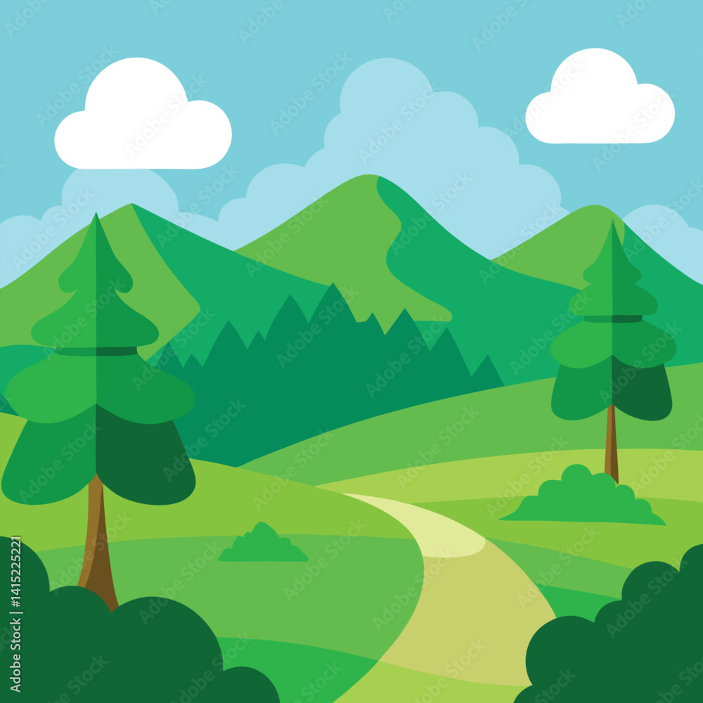 Fototapeta premium Lush Tropical Jungle Design 