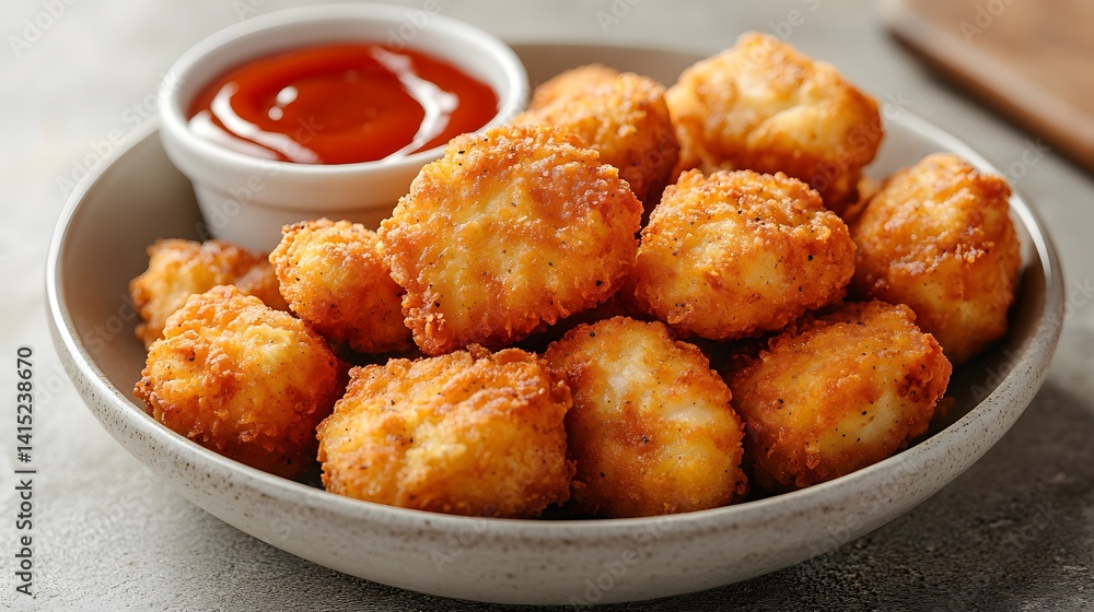 Chicken Nuggets Served with Dipping Sauce Chicken Nuggets Served with Dipping Sauce