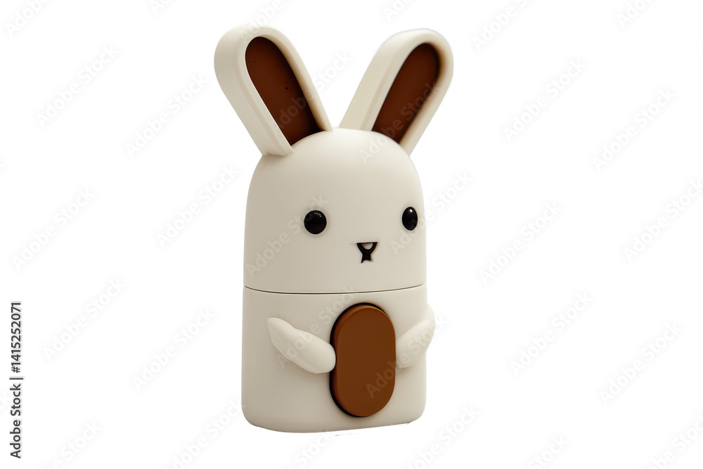 A charming, minimalist bunny figurine with a soft, matte finish, perfect for adding a touch of whimsy to any space, especially for Easter decor. A charming, minimalist bunny figurine with a soft, matte finish, perfect for adding a touch of whimsy to any space, especially for Easter decor.