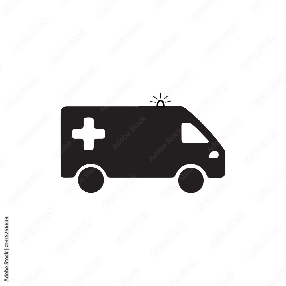 ambulance icon isolated ambulance icon isolated