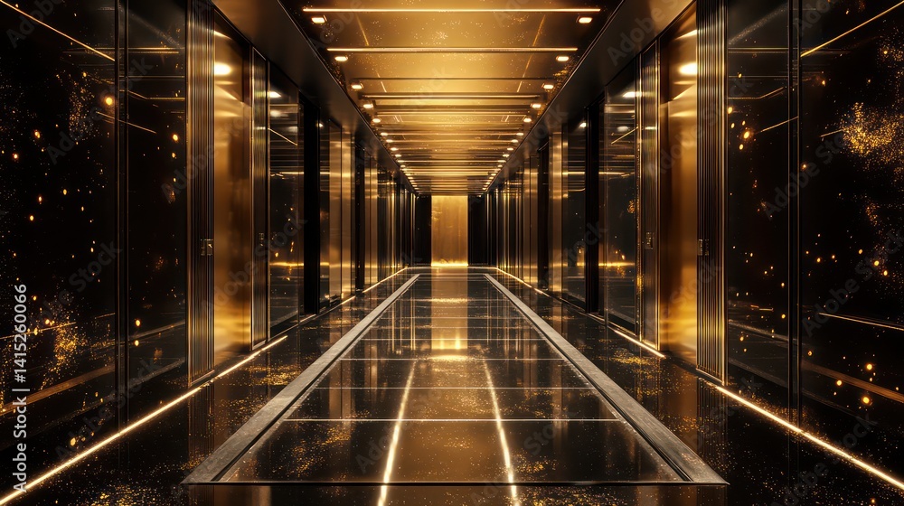 Obraz premium Luxury corridor interior design