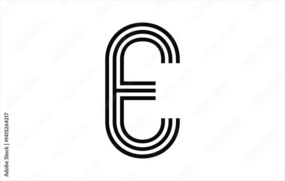 Template Initial Letter E Logo Design Vector Template. Creative And Modern E logo Template Initial Letter E Logo Design Vector Template. Creative And Modern E logo