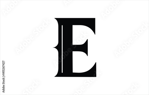Template Initial Letter E Logo Design Vector Template. Creative And Modern E logo
