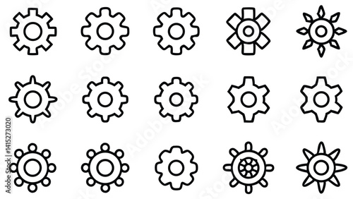 A vector set of Easter eggs features icons of different shapes