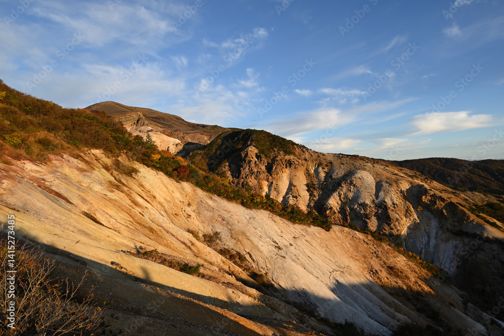 Zao mountain ridge, Miyagi, Yamagata, Japan