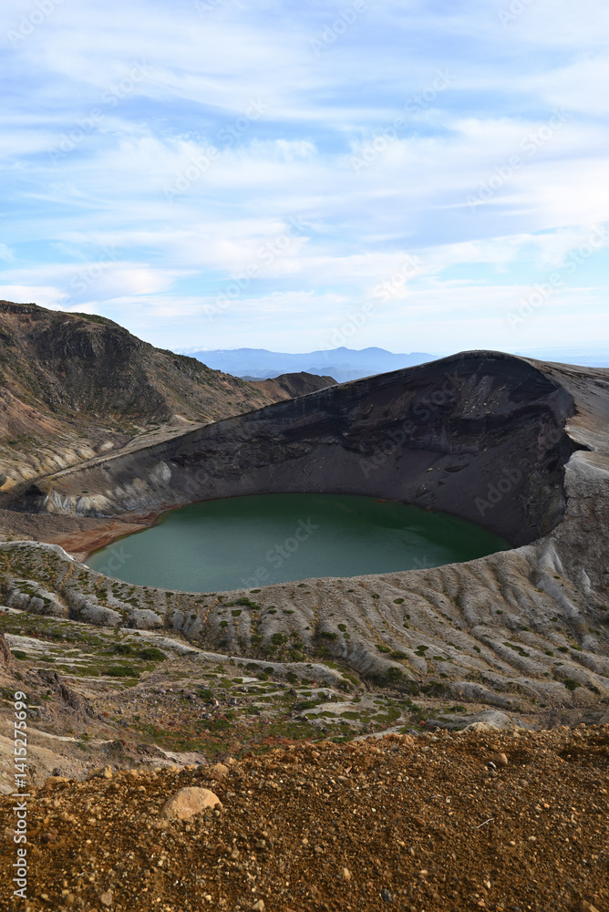 Zao mountain ridge, Miyagi, Yamagata, Japan