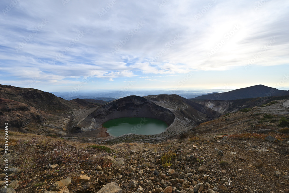 Zao mountain ridge, Miyagi, Yamagata, Japan