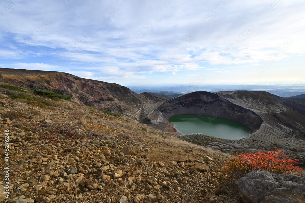 Zao mountain ridge, Miyagi, Yamagata, Japan