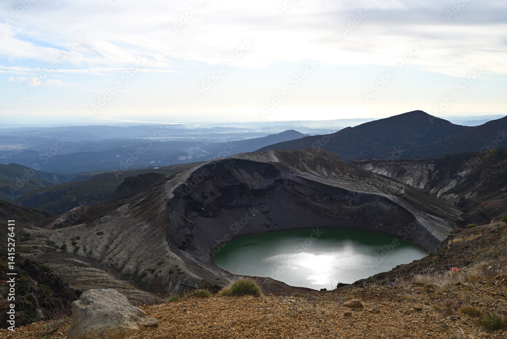 Zao mountain ridge, Miyagi, Yamagata, Japan