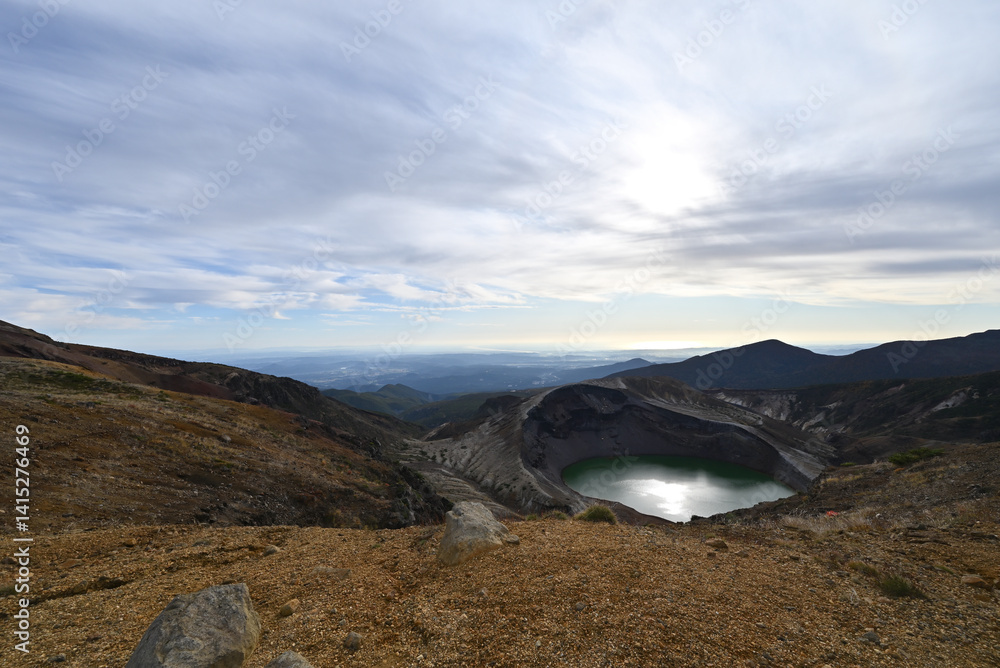 Zao mountain ridge, Miyagi, Yamagata, Japan