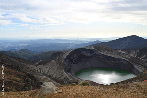 Zao mountain ridge, Miyagi, Yamagata, Japan
