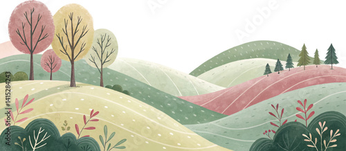 Gentle Hills Landscape