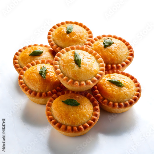  Mini Grasshopper Pies white background 