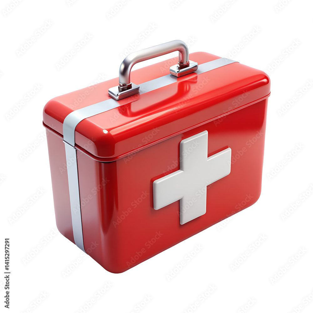 first aid kit box isolated on a transparent background first aid kit box isolated on a transparent background