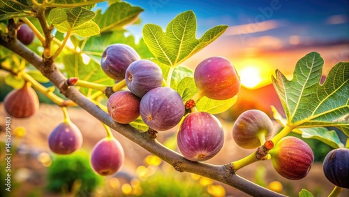 Andalusian Fig Branch: Tilt-Shift Miniature Photography, Spain, Figs, Branch, Nature, Landscape