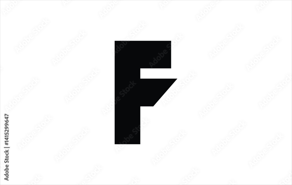 Fototapeta premium Elegant Letter F logo Vector Template Initial Letter F Logo Design Vector Template. Creative And Modern F logo