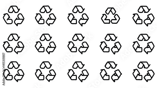 Floral vector icon set: a seamless collection of round flower symbols and design elements for web decoration