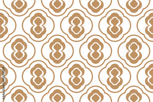 Seamless pattern with flower 