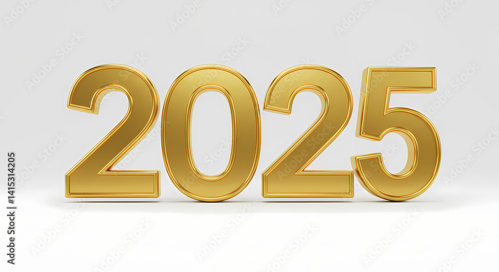 2025 New Year Gold Number Background Image 2025 New Year Gold Number Background Image
