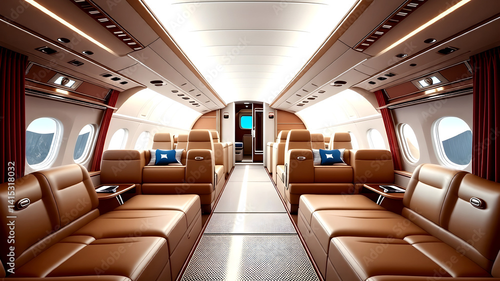 Obraz premium interior of a train