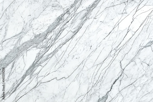 White Marble Diagonal Veins, High-Resolution Texture