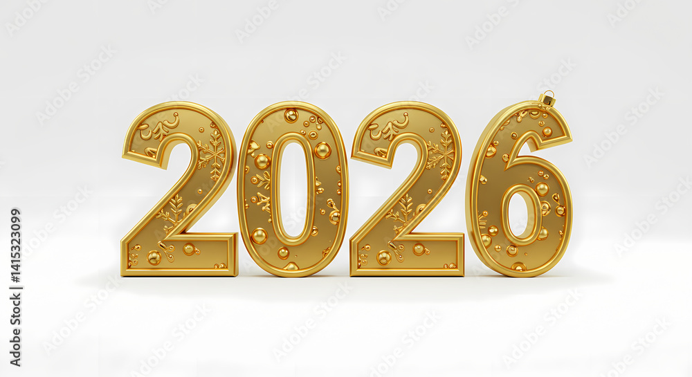 Golden 2026 Happy New Year Background Image Golden 2026 Happy New Year Background Image
