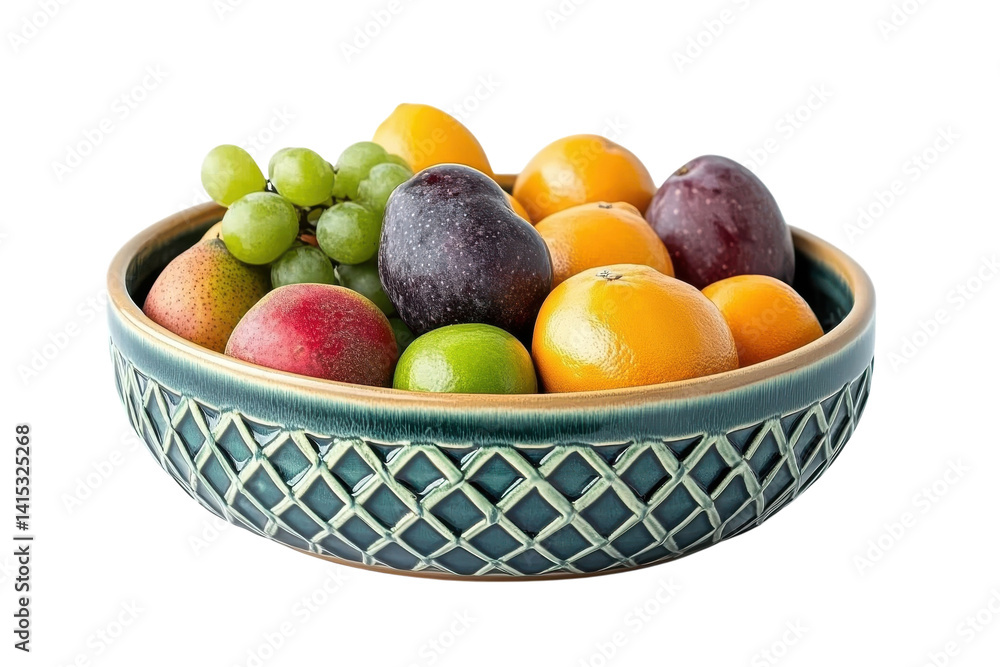 A vibrant bowl overflowing with fresh ripe fruits juicy oranges plump plums sweet grapes and a fragrant pear a delightful still life on transparent background A vibrant bowl overflowing with fresh ripe fruits juicy oranges plump plums sweet grapes and a fragrant pear a delightful still life on transparent background