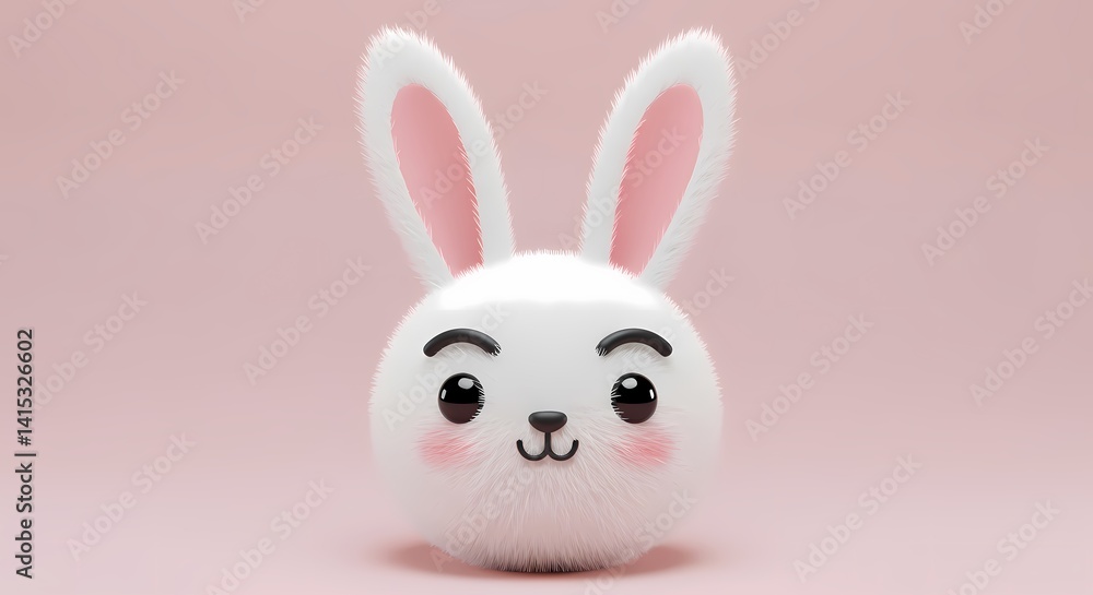 Obraz premium easter bunny with eggs