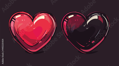 Heart Love Isolated Icon Vector Illustration Design