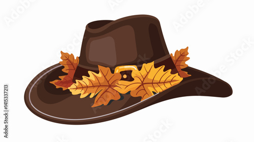 Traditional Oktober Fest Hat Vector Icon for Festive Designs