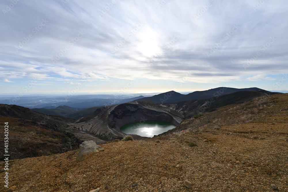 Zao mountain ridge, Miyagi, Yamagata, Japan
