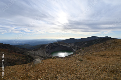 Obraz na płótnie Zao mountain ridge, Miyagi, Yamagata, Japan w salonie