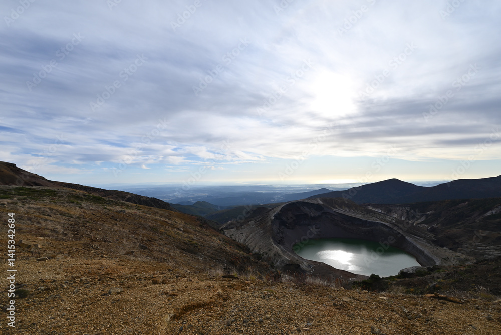 Zao mountain ridge, Miyagi, Yamagata, Japan
