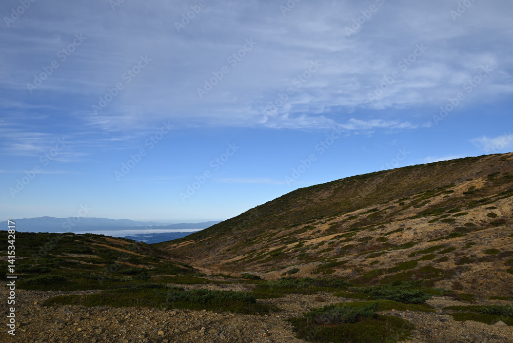 Zao mountain ridge, Miyagi, Yamagata, Japan