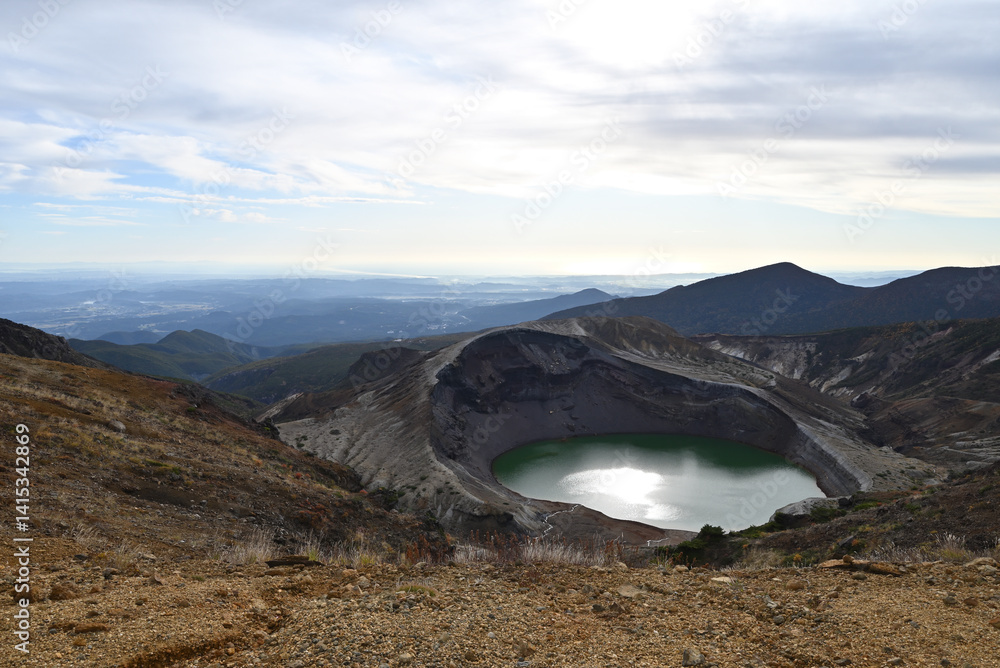 Zao mountain ridge, Miyagi, Yamagata, Japan